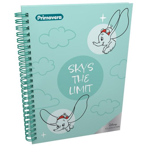 Cuaderno Argollado Pasta Dura  Dumbo Grande Sky's The Limit