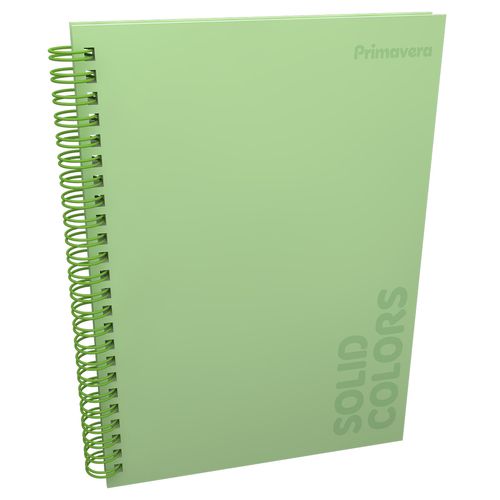 Cuaderno Argollado Pasta Dura  Solid Colors Mujer Grande Verde