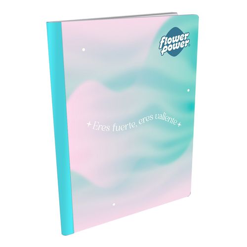 Cuaderno Cosido  Flower Power Eres Fuerte, Eres Valiente