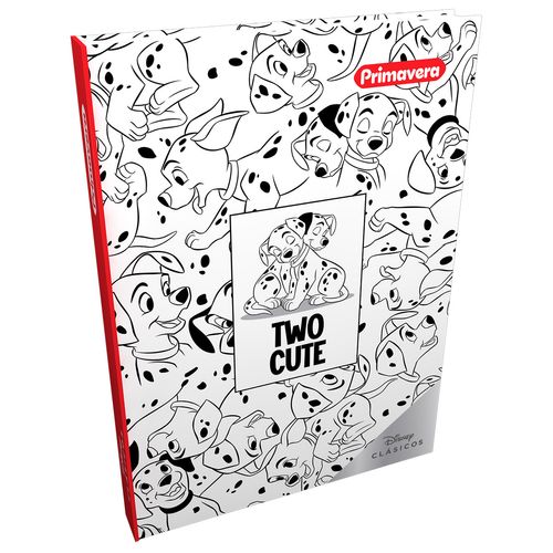 Cuaderno Cosido Multimaterias Pasta Dura 101 Dálmatas Two Cute