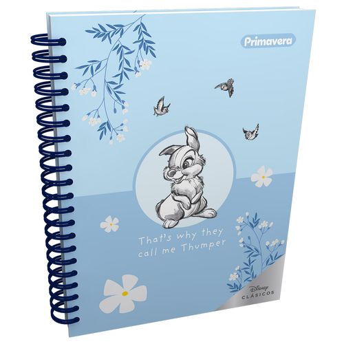 Cuaderno Argollado Grande Multimaterias Bambi Thumper