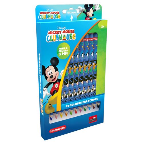 Colores  Mickey Mouse Pre-School Niño X 12