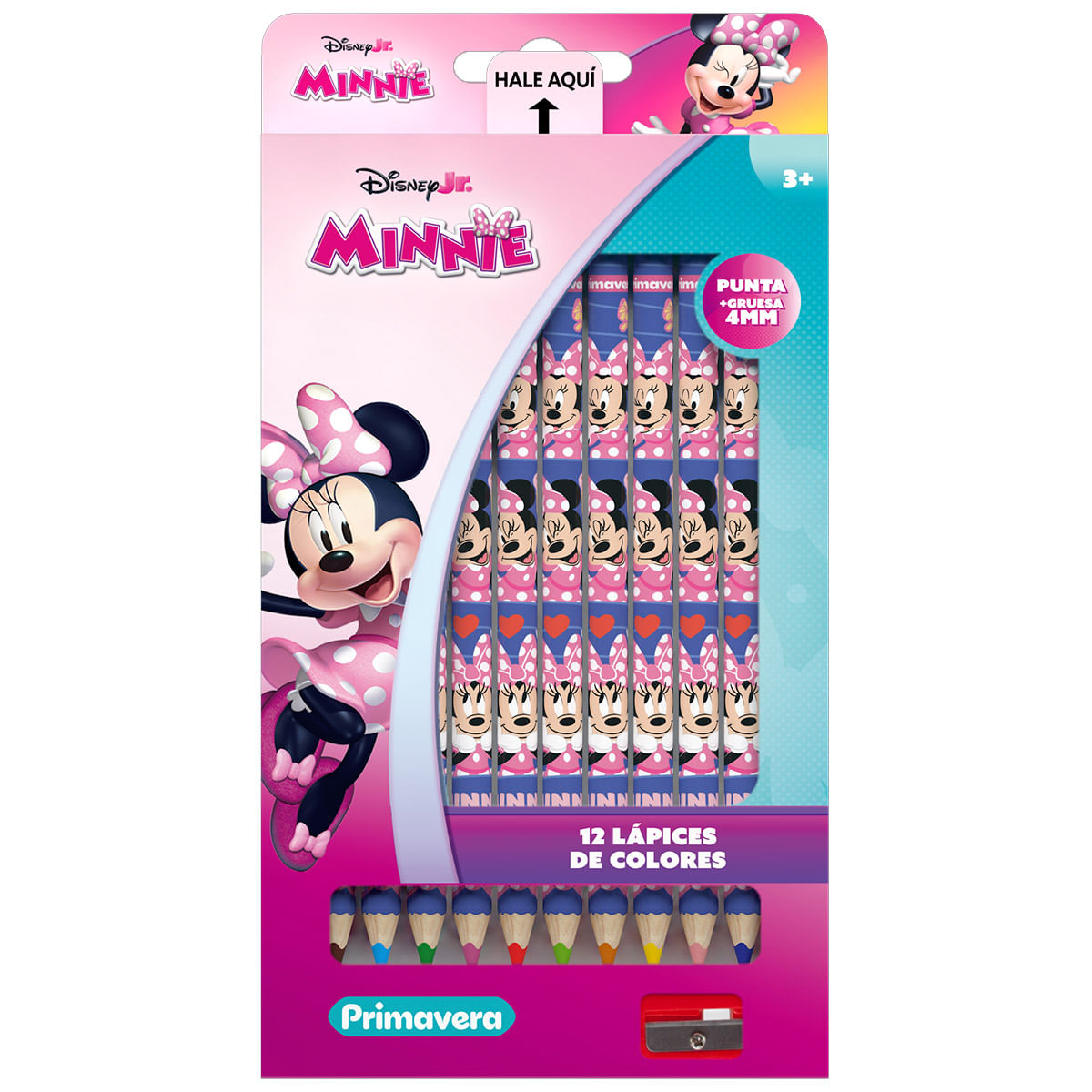 Colores Minnie Mouse Niña X 12