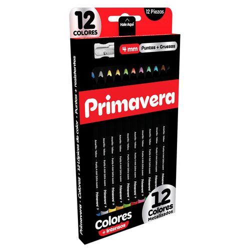 Colores Metalizados Primavera Black x 12