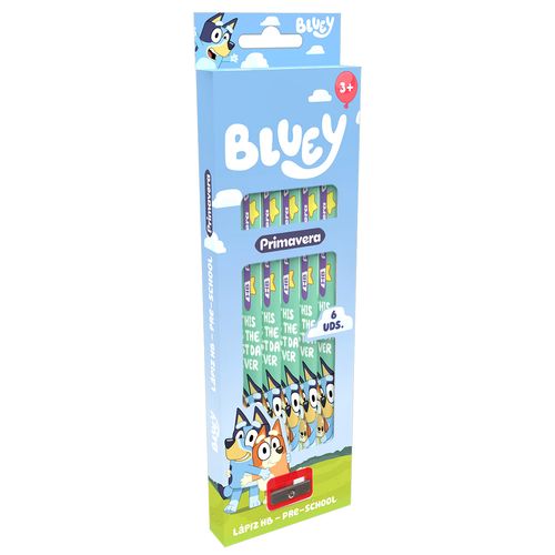 Lápiz  Bluey Pre-School Niña X6