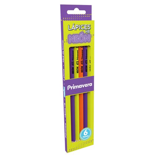 Lapiz X 6 Und Primavera Neon