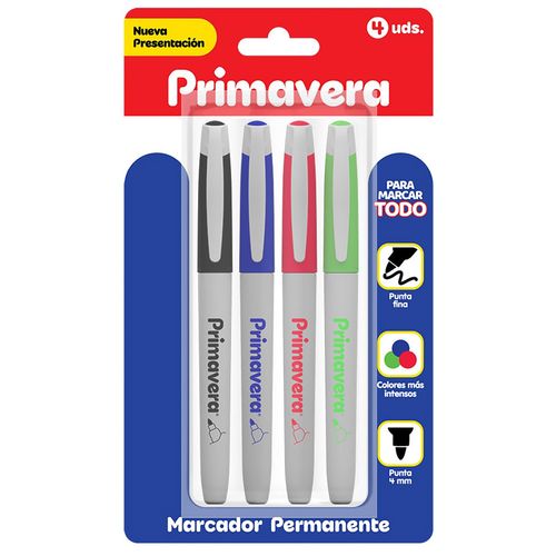 Marcadores Permanentes Solid x 4
