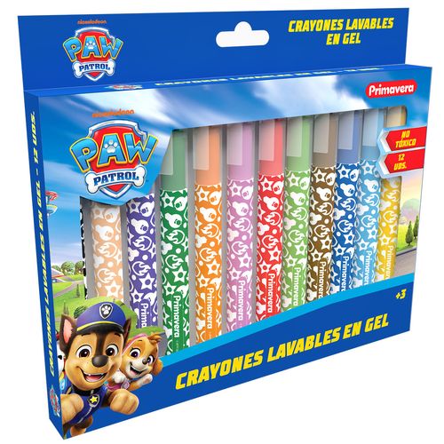 Crayones Lavables  Paw Patrol Niño X12