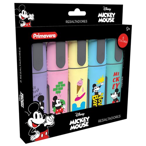 Resaltador  Mickey Mouse X5