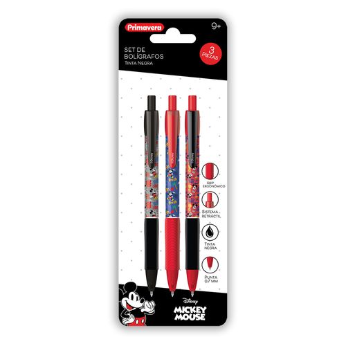 Bolígrafo  Mickey Mouse X3