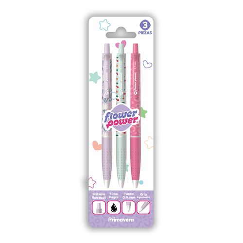 Bolígrafo  Flower Power Bloom X3