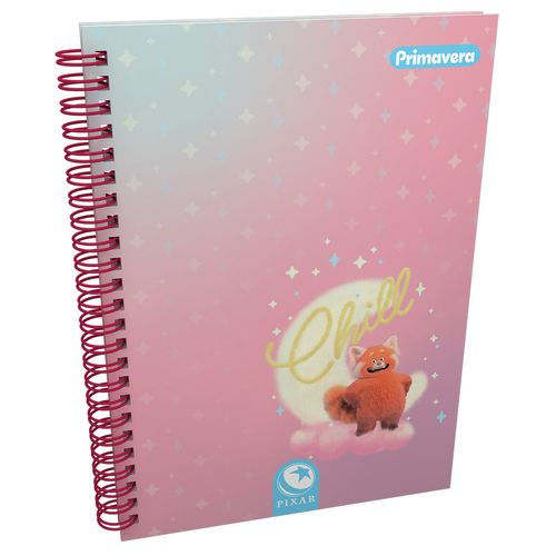 Cuaderno Argollado Pasta Dura  Red Fluffy Grande Red Chill