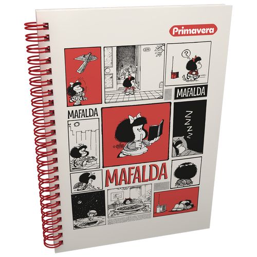 Cuaderno Argollado Pasta Dura  Mafalda Historieta