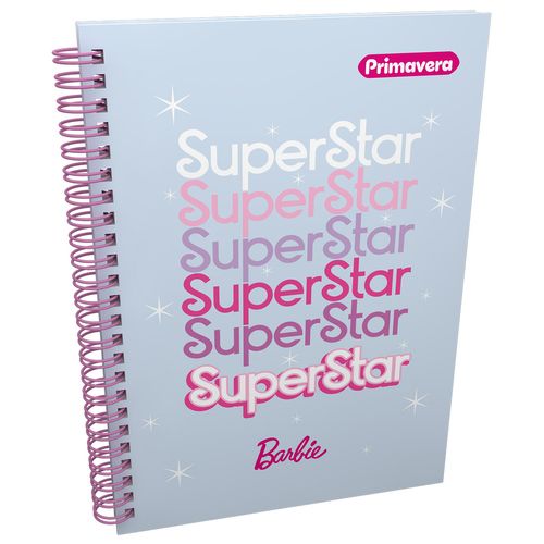 Cuaderno Argollado Pasta Dura  Barbie Superstar