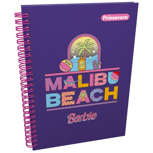 Cuaderno Argollado Pasta Dura  Barbie Malibu Beach