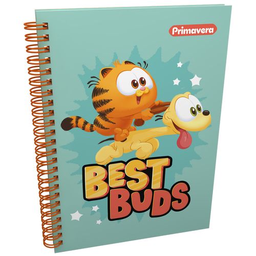 Cuaderno Argollado Pasta Dura  Garfield Best Buds