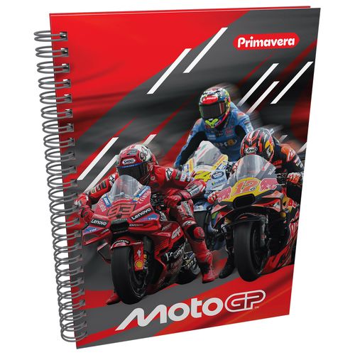Cuaderno Argollado Pasta Dura  Moto GP Carrera