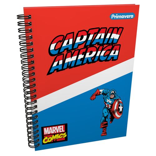 Cuaderno Argollado Pasta Dura  Capitán América Grande Captain America