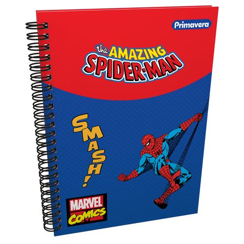 Cuaderno Argollado Pasta Dura  Spiderman Grande Smash!