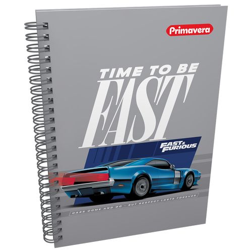 Cuaderno Argollado Pasta Dura  Fast & Furious Time To Be Fast