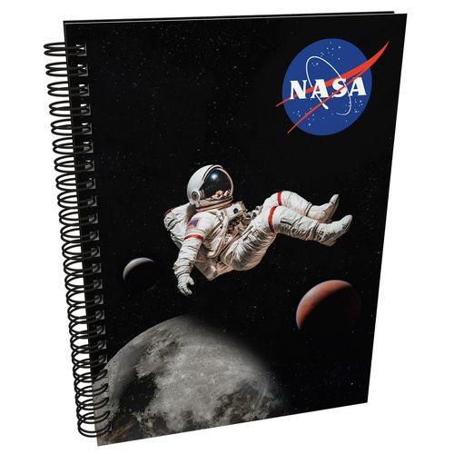 Cuaderno Argollado Pasta Dura  Nasa Grande Astronauta