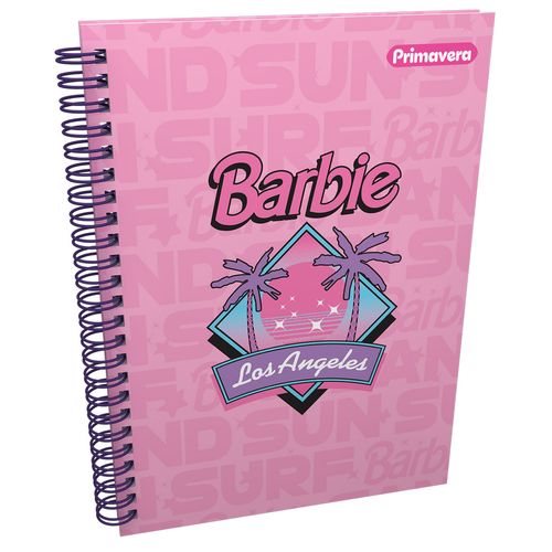 Cuaderno Argollado Pasta Dura  Barbie Grande Los Angeles