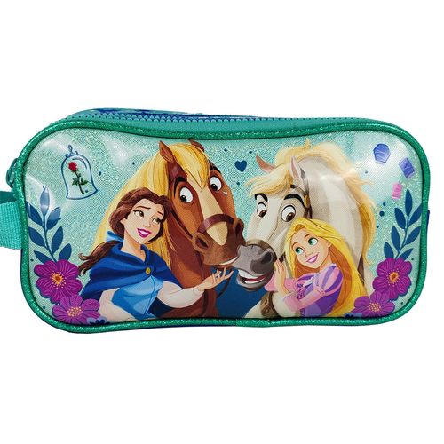 Cartuchera Premium  Princesas Bella y Rapunzel