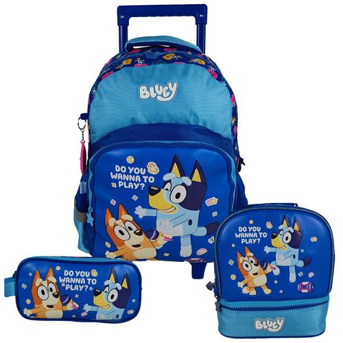 Combo Premium  Bluey Grande 3 en 1 con Ruedas