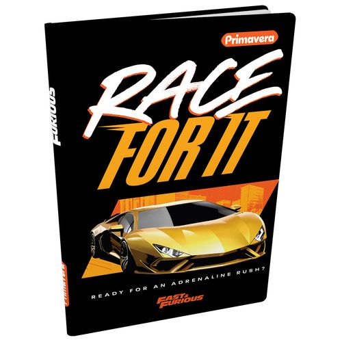 Cuaderno Cosido Pasta Dura  Fast & Furious F&F Race For  It