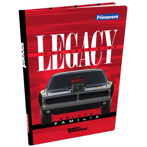 Cuaderno Cosido Pasta Dura  Fast & Furious F&F  Legacy