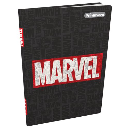 Cuaderno Cosido Pasta Dura  Marvel Comics, Marvel Logos Negro