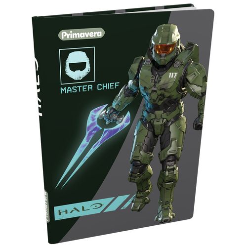 Cuaderno Cosido Pasta Dura  Halo Master Chief