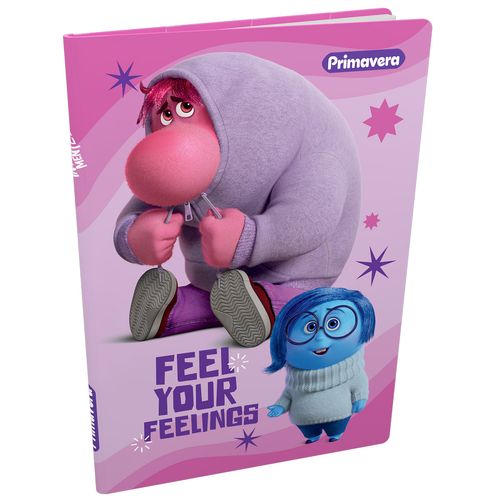 Cuaderno Cosido Pasta Dura  Intensamente Feel Your Feelings
