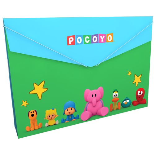Carpeta Plástica Fuelle  Pocoyó y Sus amigos