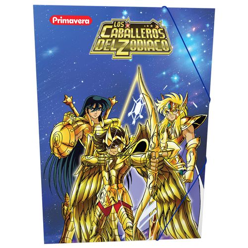 Carpeta  Caballeros del Zodiaco Armaduras Doradas