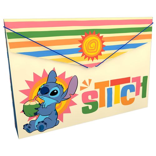 Carpeta  Stitch Sol y Playa