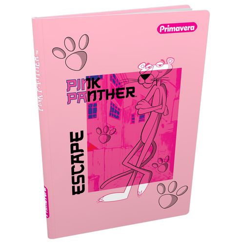 Cuaderno Cosido Pasta Dura  Pantera Rosa Mujer Pink Panther Escape