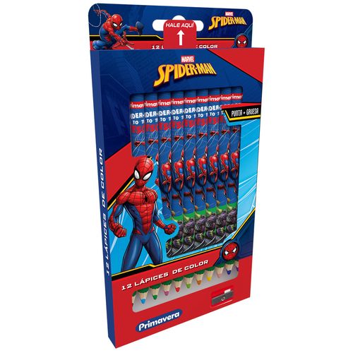 Colores  Spiderman Niño X 12