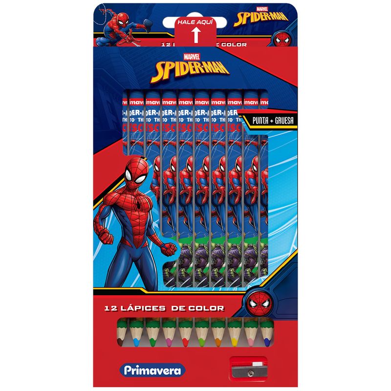 Colores  Spiderman Niño X 12-1766961334114