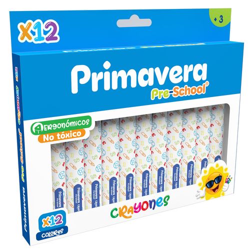 Crayones Pre-School X 12