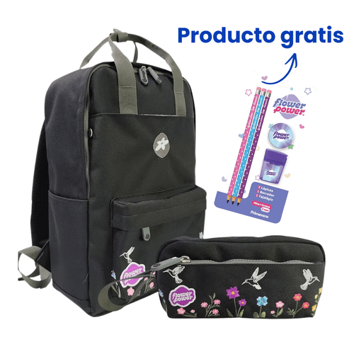 Kit Flower Power Bloom Black Bird White