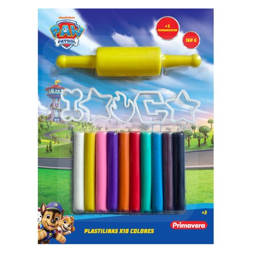 Plastilina Paw Patrol Pre-School X 10