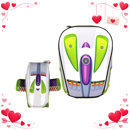 Kit Morral + Cartuchera Toy Story Buzz Lightyear