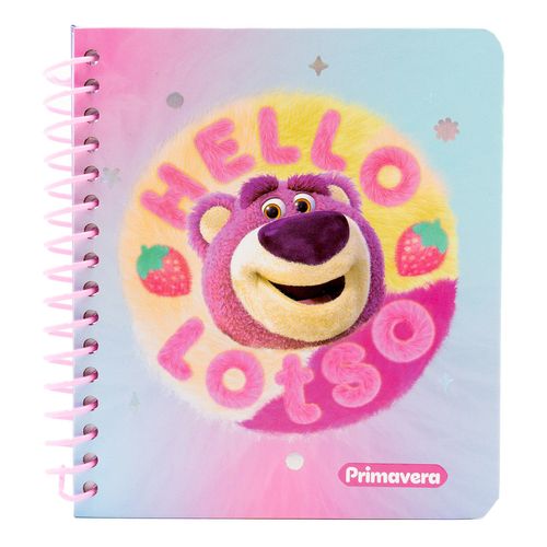 Cuaderno Espiral Cuadrado  Pixar Hello Lotso